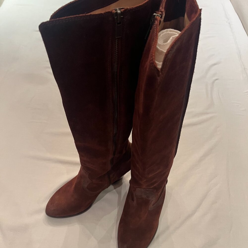 FRYE Ladies CECE Boots in Size 8.5M in Brown - Picture 5 of 9